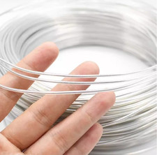 Aluminum Wire With Clear Rubber Cover Craft Florist Wire Modelling Bendy 1.2-3mm