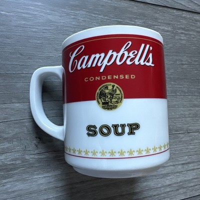 Vintage 1981 Campbells Condensed Soup Coffee Mug Cup Genuine Porcelain Corning