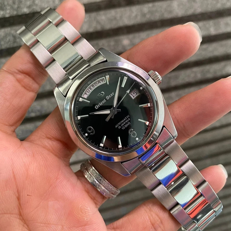 RARE ORIENT Star President EV0F-C0 Day Date Black Dial - Orient Star Explorer - Image 3 of 4