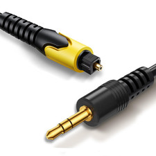 192Khz DAC Optical to 3.5Mm Converter, Optical Audio Cable to AUX Adapter, Unidi