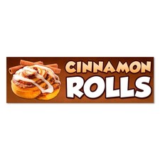 Cinnamon Rolls Vinyl Banner Standard - 30x96