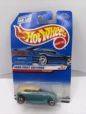 1999 Vintage Hot Wheels #916 First Editions 14/26 PHAETON Green w/Chrome 5 Spoke