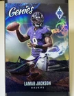 2025 Panini Phoenix #21 Lamar Jackson Genies Baltimore Ravens Case Hit SSP
