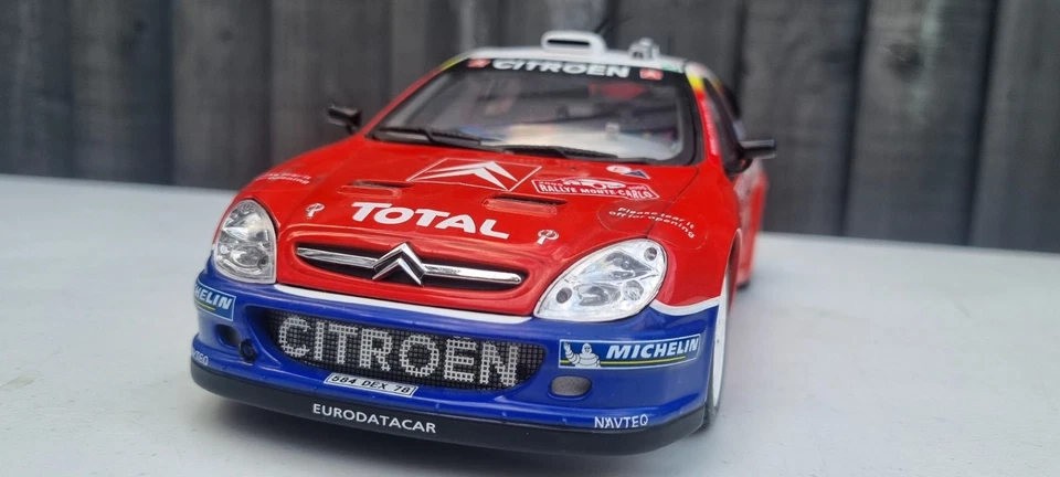 Sun Star Citroen Xsara WRC S.Loeb/D.Elena Ganador Montecarlo 2005 Rally 1:18 Foto 3 de 4
