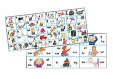Jolly Phonics Letter Sound Strips: in Print Letters by Sue Lloyd Cards Book