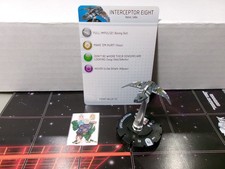 Heroclix STAR TREK Tactics III Interceptor Eight 011 with card