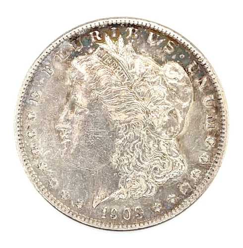 1903-S $1 Silver Morgan Dollar Very Fine VF Condition, Nice Rim Toning!