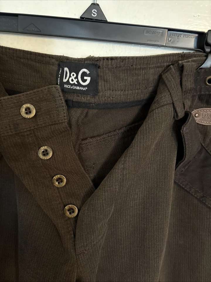 Dolce & Gabbana D&G Men’s Italian 2 Tone Brown Pants - Image 4 of 4