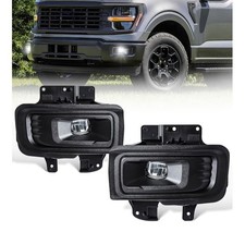 LED Front Fog Light Kits For 2024-2025 Ford F-150 F150 STX XL XLT Left & Right