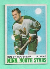(1) BOBBY ROUSSEAU  1970-71 O-PEE-CHEE # 170 NORTH STARS EX/EX+ CARD (M0028)