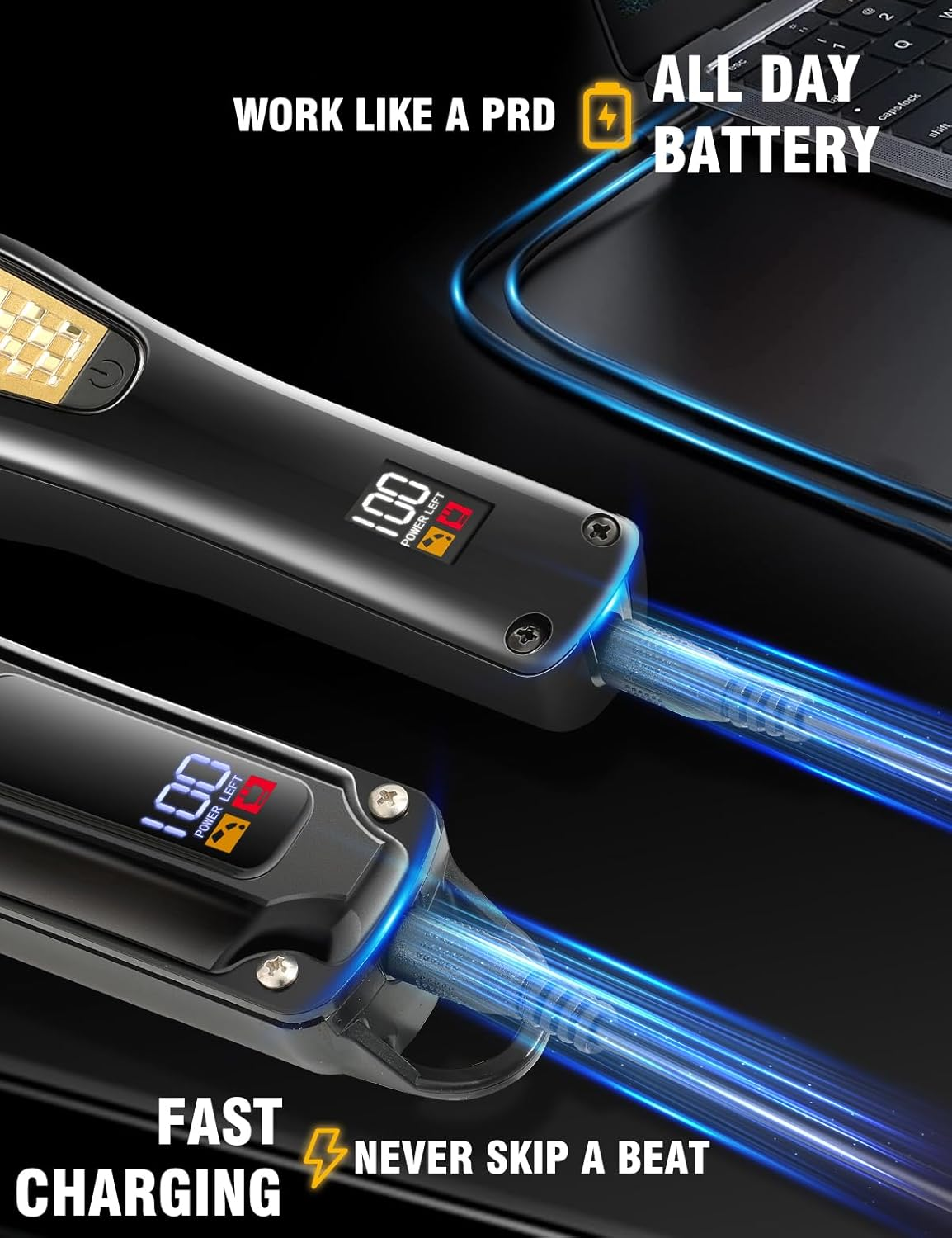 Hair Clippers Trimmer for Men Professional Barber Clippers and Trimmers Set Mens