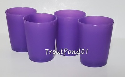 【新品】タッパーウェア ティーキャニスター 紫 ６点セットTupperware Tupperware Mini Party Play Set Pitcher 4 Tumblers Grape Purple New