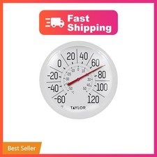 Taylor Big And Bold Indoor Outdoor Dial Thermometer Decor For Patio Pool O... Taylor Big And Bold Indoor Outdoor Dial Thermometer Decor For Patio Pool O...