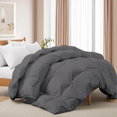 Doppel Bettdecke 10,5 Tog Gänsedaunen Federn 200x200 Baumwolle waschbar Deodar