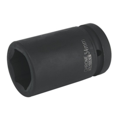 Sealey Is134D Steckschlüssel 34 mm tief 1 Vierkantantrieb