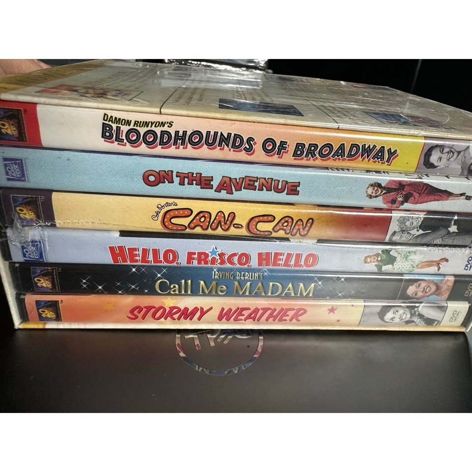 Movie Musicals 6 Film DVD Box Set Stormy Weather Can Can Call Me Madam ...