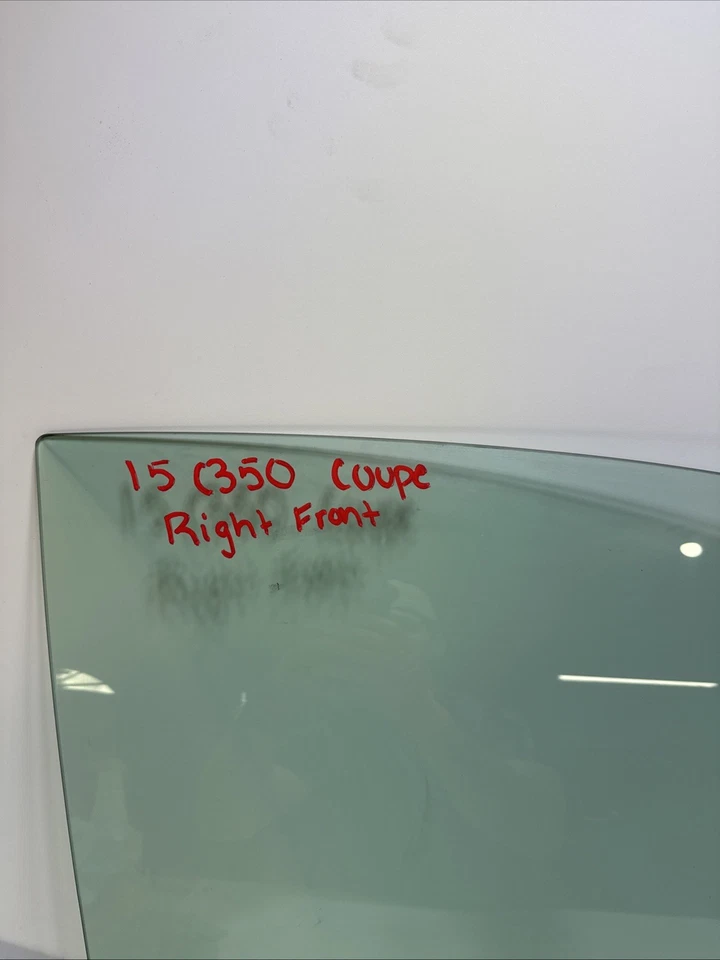 12-15 Mercede W204 C250 C350 cupé puerta delantera derecha ventana vidrio OEM Foto 2 de 4