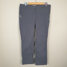 Craghoppers Trousers Womens 14 Grey Outdoor Walking Hiking Prostretch Light