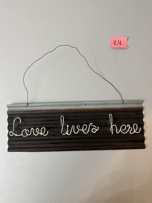 Rustic  Love Lives Here  Farmhouse wall Hanging Decor