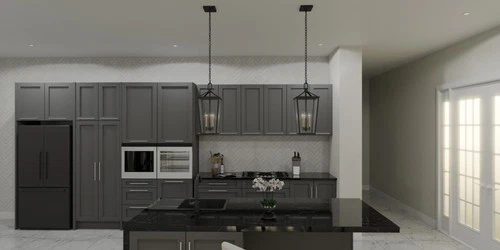 Quoizel HUL1509 Hull 3 Light 10"W Taper Candle Mini Pendant - Black - Picture 4 of 4