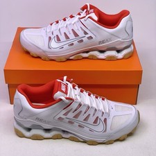 Nike Reax 8 TR Mesh White/Wolf Grey/Red 621716-103 Workout Shoes Men s Sizes NEW