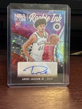 2023-24 Panini Nba Hoops Premium Stock - Rookie Ink Andre Jackson #RI-AJJ 