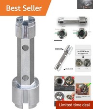 6-Inch Dual-Ended Tub Drain Remover Tool - Heavy-Duty Aluminum Construction