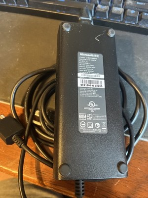 Genuine OEM Microsoft Xbox 360 Slim S Power Supply AC Adapter- Tested & Works