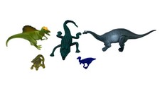 Set Of 5 Dinosaur  Reptile Figurines Plastic Toys For Kids Learning  Play