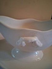 ANTICA SALSIERA IN CERAMICA MANIFATTURA FLORIO PALERMO VEDI DESCRIZIONE E FOTO