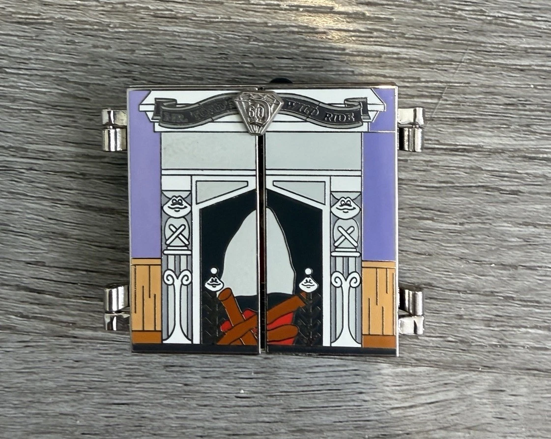 DLR Disneyland Mr. Toad's Wild Ride Diamond Decades Collection Pin Donald Daisy