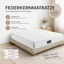 Matratze 90/140/160x200cm Height 25cm Orthop�...