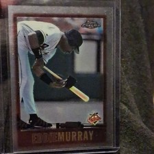 Topps 1997 Topps Chrome Eddie Murray Base Set #113 Baltimore green refractor