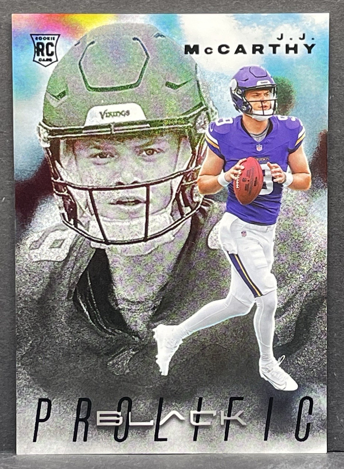 2024 Panini Black PROLIFIC J.J. McCarthy RC SSP CASE HIT Minnesota Vikings