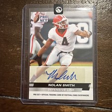 2022 Leaf Pro Set Draft - Autographs Nolan Smith #PSA-NS1 (AU, RC)