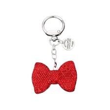 Crystal Large Bow Keychain Cute Butterfly Bag Car Pendant Keychain Luxury Red