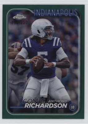 2024 Topps Chrome Teal Refractor /250 Anthony Richardson #85 0b0g