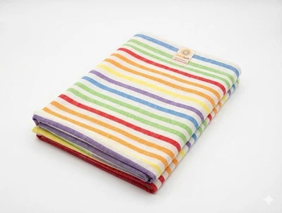 ORIGINAL BABYTUCH Babytragetuch | Bunt Gestreift 100% Baumwolle GR.1 - Bild 1 von 4