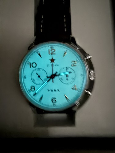 40MM Seagull 1963 Mechanical Chronograph (Full Lume Dial, Sapphire Crystal)