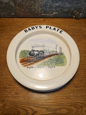 Carlton Ware Babys Teller Dampfzug Motiv Puff Puff Puff