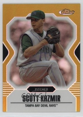 2007 Topps Finest Gold Refractor 50/49 Scott Kazmir #17 0mr3