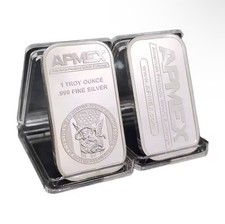 APMEX- 1 oz Silver Bar 90.00 per troy oz