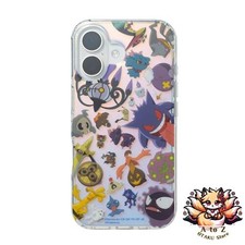 NEW HIGHER Pokemon/Pokémon iPhone 16 Hybrid Case Gastly Type [Shockproof