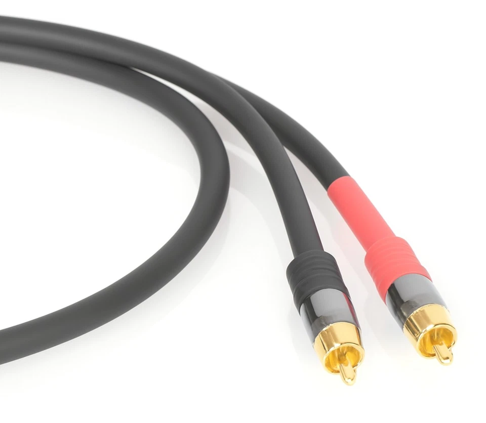 SOMMER CABLE Sommercable -Carbokab 225- Referenz Cinchkabel - OFC class6N - Carbon