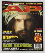 ROB ZOMBIE ALTERNATIVE PRESS AP MAGAZINE #161 INCUBUS SEVENDUST DECEMBER 2001
