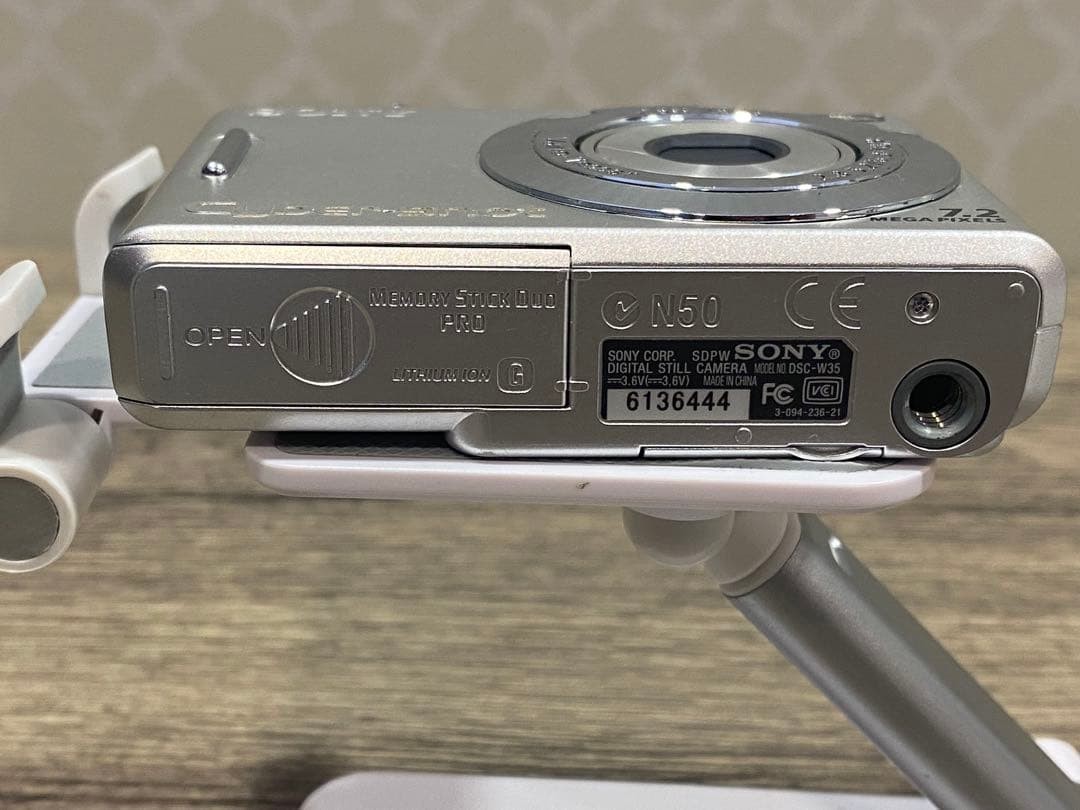 Sony Cyber-shot DSC-W35 7.2MP Digital Camera - Silver for sale