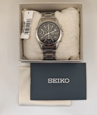 Seiko Chronograph SND309P1 SND309P 7T92-0CW0 schwarz Herrenuhr in Box