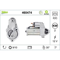Anlasser Starter 12 V 2 Kw 10 ZäHne Valeo FüR U.A. VW Passat