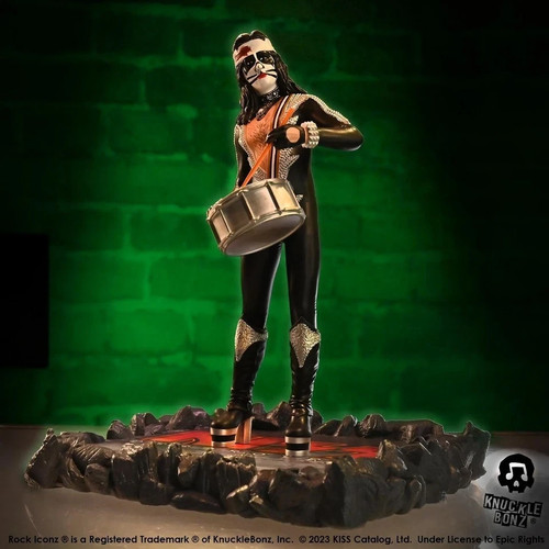 Kiss Destroyer The Demon Starchild Spaceman Catman Set Of 4 statue KNUCKLEBONZ - Photo 18 sur 21
