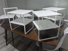 IKEA Staking Organizers Set of 10 White Storage Bins